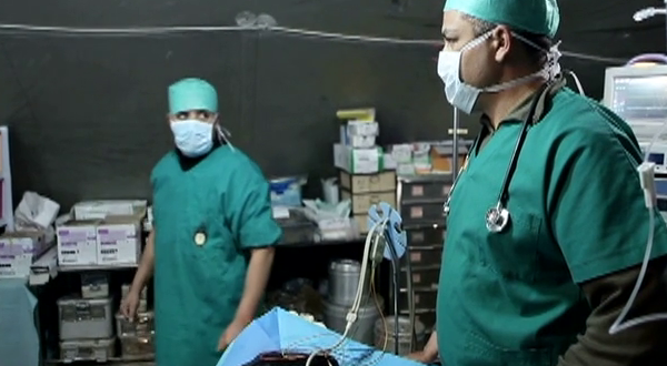 في المستشفى الميداني الطبي مخيم الزعتري - الحلقة 2