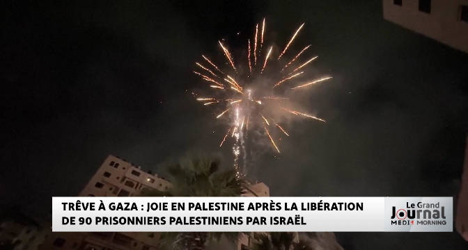 Trêve à Gaza : joie en Palestine après la libération de 90 prisonniers