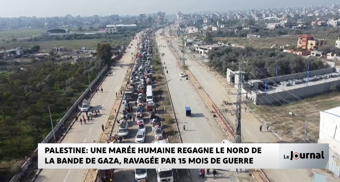 Palestine : une marée humaine regagne le nord de la bande de Gaza
