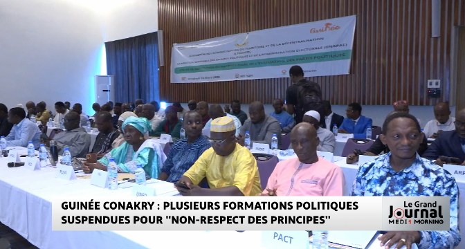 Guinée Conakry : plusieurs formations politiques suspendues pour "non-respect des principes"
