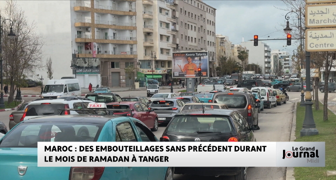 Maroc : des embouteillages sans précédent durant le mois de ramadan à Tanger 