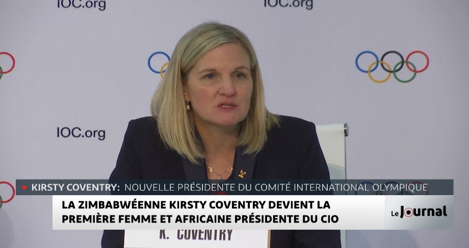 Kirsty Coventry, première femme et africaine présidente du CIO