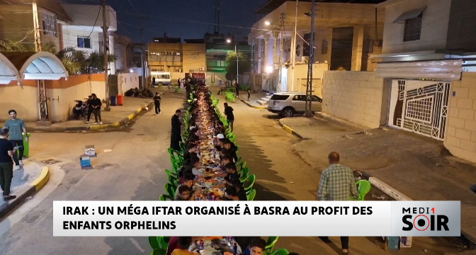 Irak : un méga iftar organisé à Basra au profit des enfants orphelins