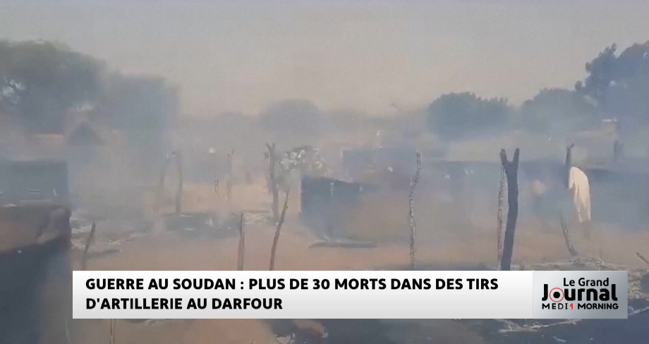 Guerre au Soudan : plus de 30 morts dans des tirs d'artillerie au Darfour
