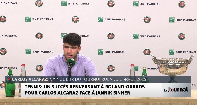 Un succès renversant à Roland-Garros pour Carlos Alcaraz face à Jannik Sinner