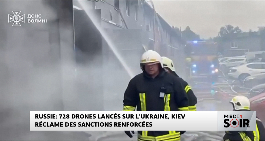 728 drones lancés sur l'Ukraine, Kiev réclame des sanctions renforcées