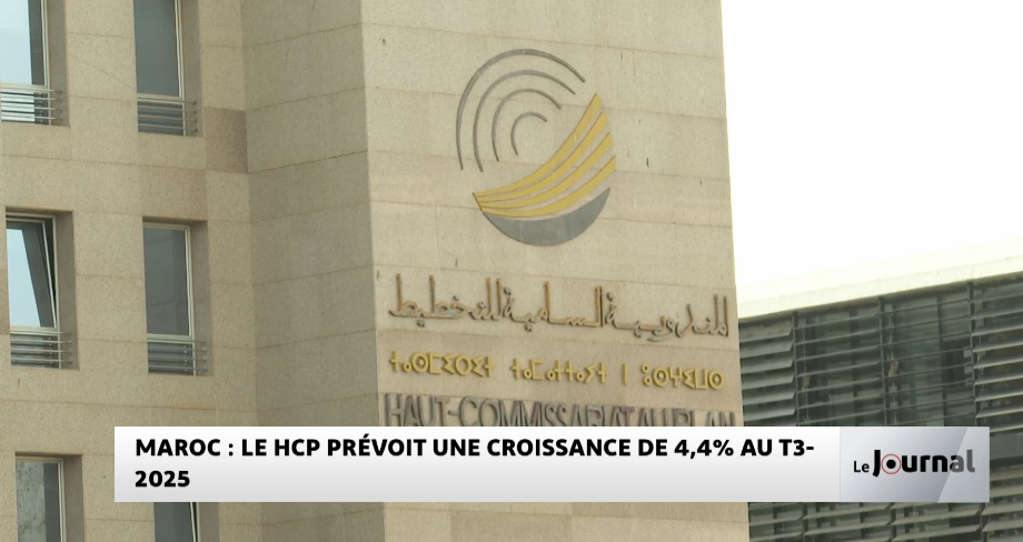 Maroc : le HCP prévoit une croissance de 4,4% au T3-2025