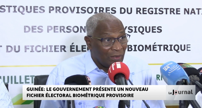 Guinée : le gouvernement présente un nouveau fichier électoral biométrique provisoire
