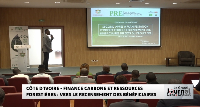 Côte d'Ivoire-finance carbone et ressources forestières : vers le recensement des bénéficiaires 