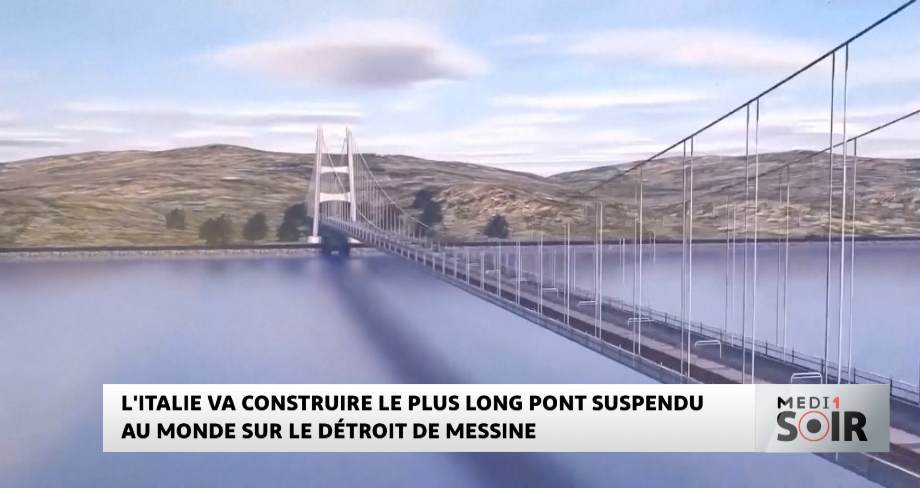 L’Italie va construire le plus long pont suspendu au monde sur le détroit de Messine
