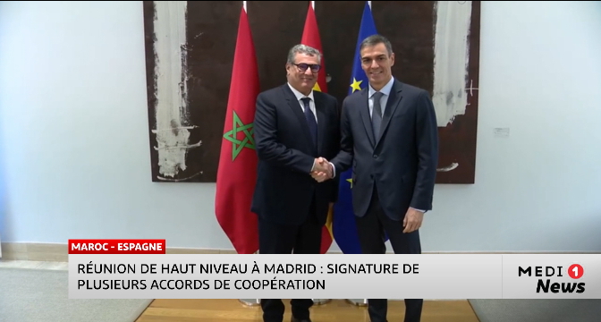 Réunion de haut niveau à Madrid : signature de plusieurs accords de coopération 