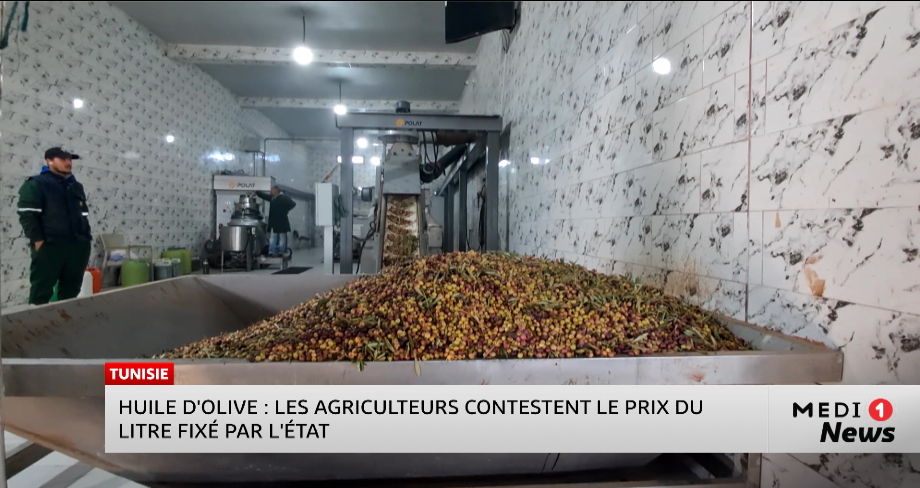 Huile d´olive : les agriculteurs contestent le prix du litre fixé par l´état
