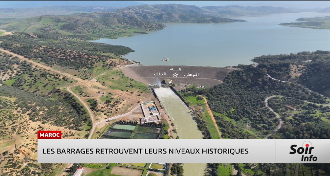 Maroc : les barrages retrouvent leurs niveaux historiques