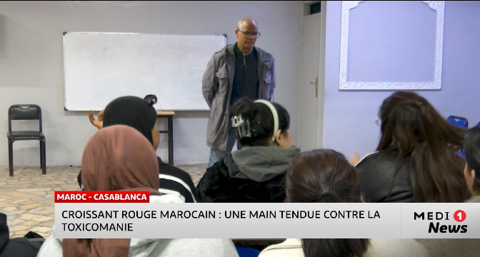 Croissant Rouge Marocain : une main tendue contre la toxicomanie