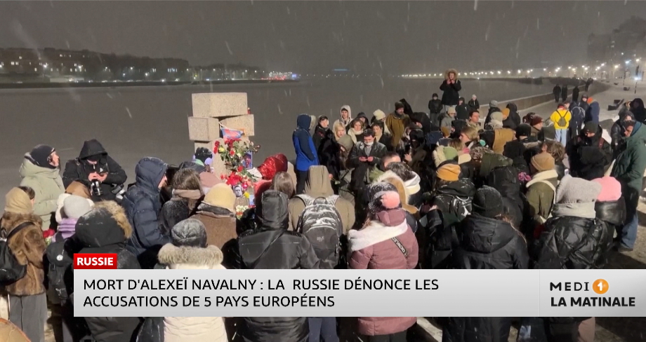 Mort d’Alexeï Navalny : la Russie dénonce les accusations de 5 pays européens