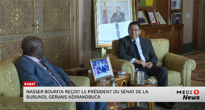 Nasser Bourita reçoit le président du Sénat de la Burundi