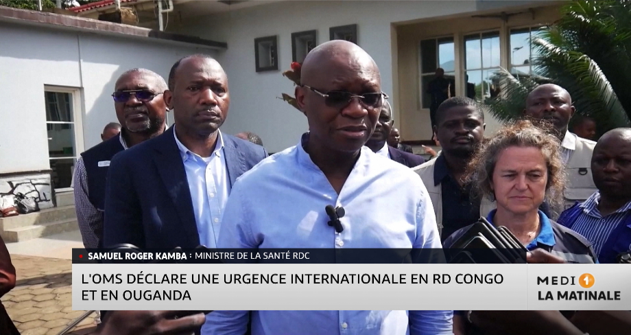 L'OMS déclare une urgence internationale en RD Congo et en Ouganda