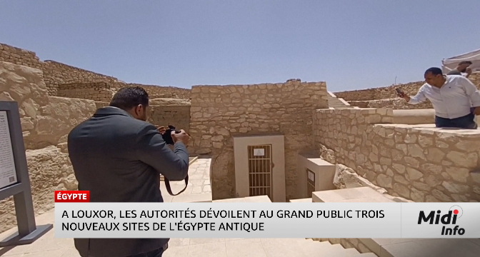 Louxor : les autorités dévoilent au grand public trois nouveaux sites de l&rsquo;Egypte antique