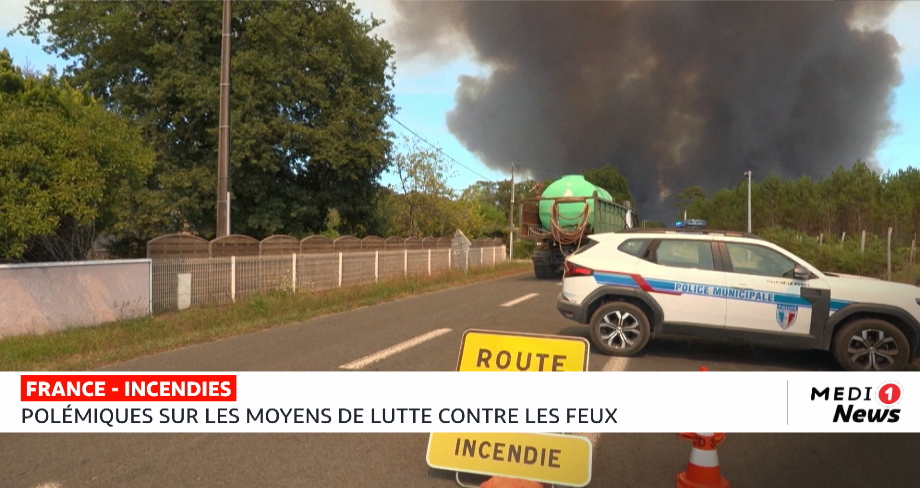 Incendies en France : Polémiques sur les moyens de lutte contre les feux 