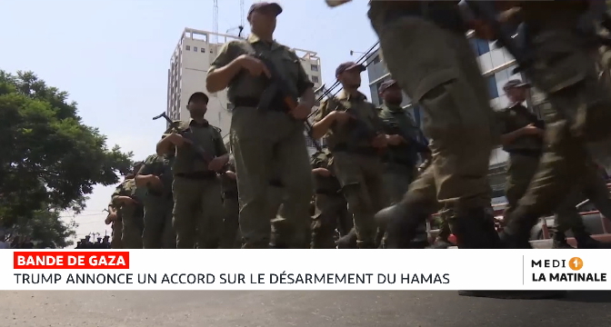 Bande de Gaza : Trump annonce un accord sur le désarmement du Hamas 