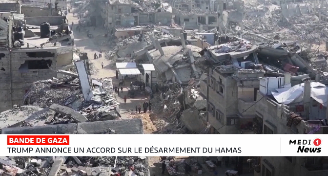 Gaza : Trump annonce un accord sur le désarmement du Hamas