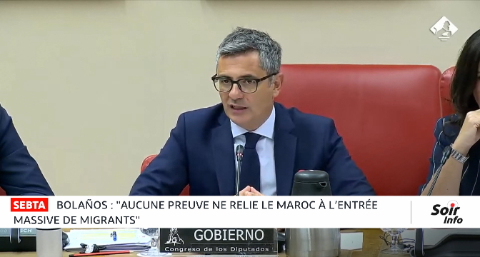 Entrée massive de migrants à Sebta : le ministre espagnol de la Justice écarte toute implication du Maroc