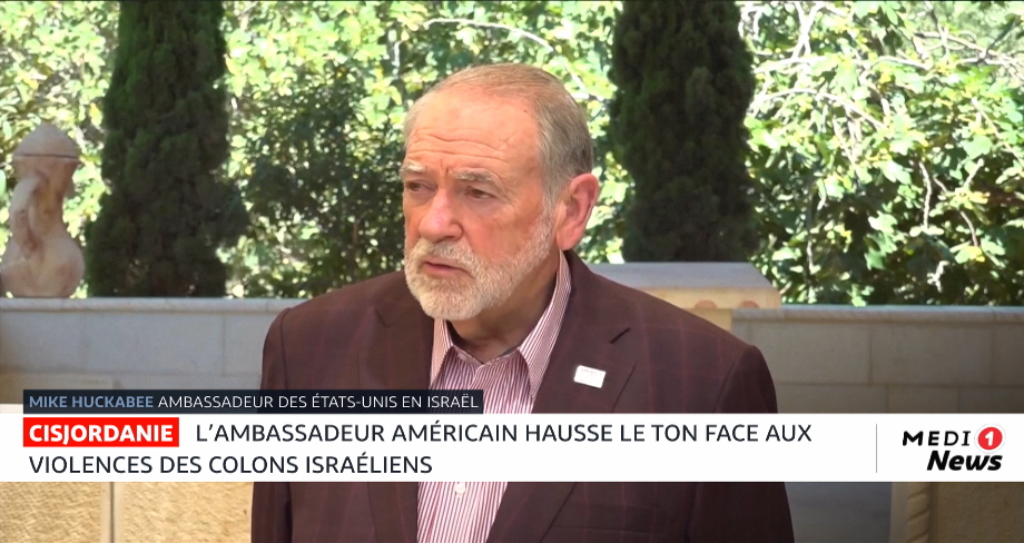 Cisjordanie : L’ambassadeur américain hausse le ton face aux violences des colons israéliens