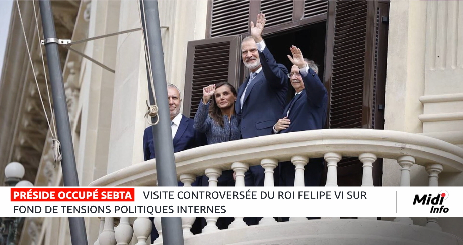 Sebta : Visite controversée du roi Felipe VI sur fond de tensions politiques internes