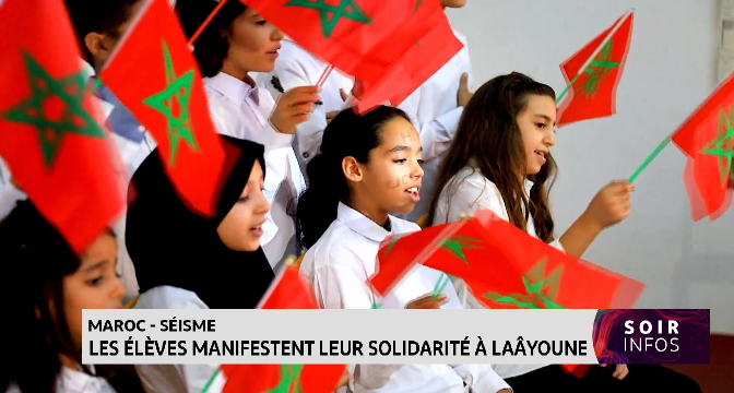 Séisme d’Al Haouz  : Les élèves manifestent leur solidarité à Laâyoune