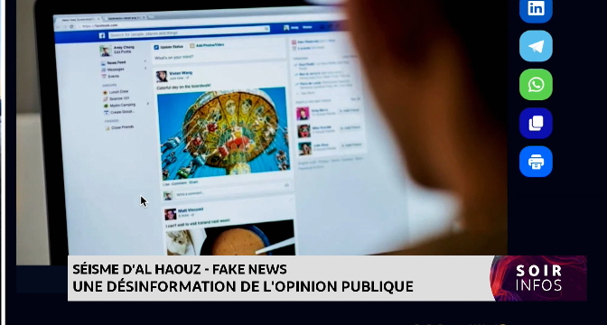Séisme d’Al Haouz-Fakes news : Une désinformation de l’opinion publique