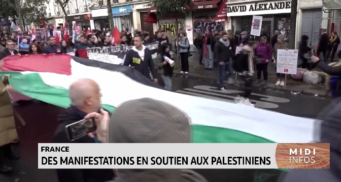 France : Des manifestations en soutien aux Palestiniens