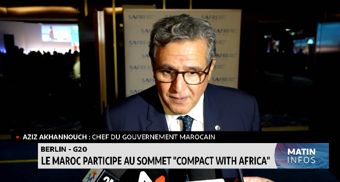 Berlin-G20: Le Maroc participe au sommet "Compact With Africa"