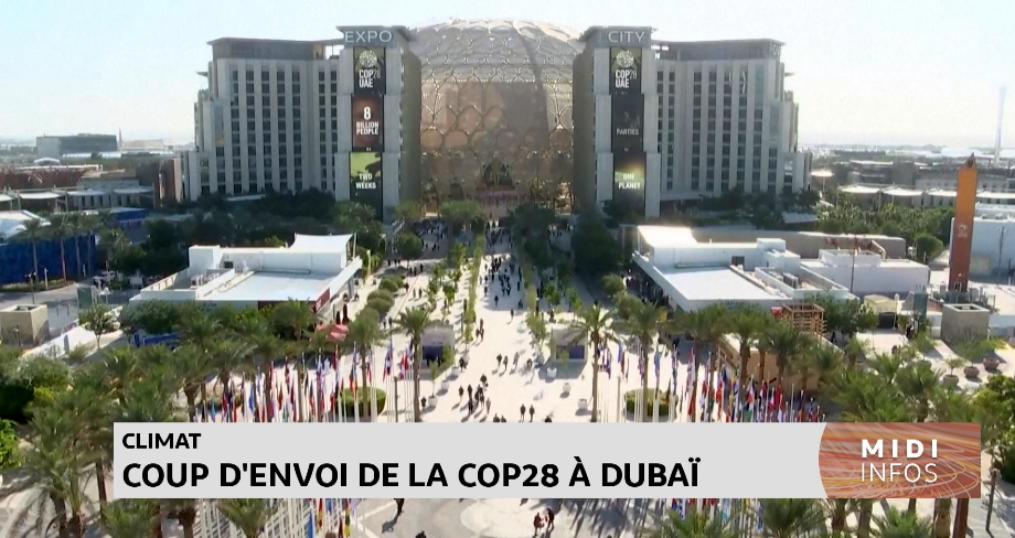 Climat : coup d'envoi de la COP28 à Dubaï