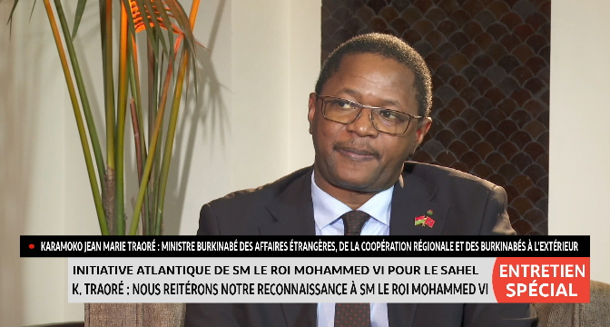 EDITION SPÉCIALE > Initiative Atlantique de SM le Roi : entretien avec Karamoko Jean Marie Traoré, chef de la diplomatie burkinabée