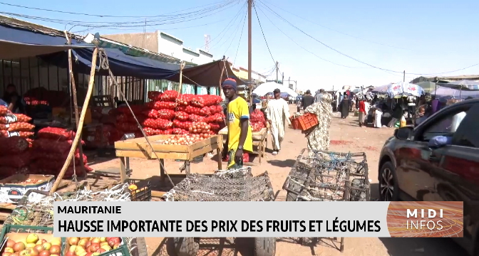 Mauritanie : hausse importante des fruits et légumes
