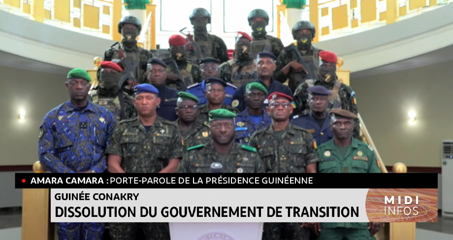Guinée Conakry : Dissolution du gouvernement de transition