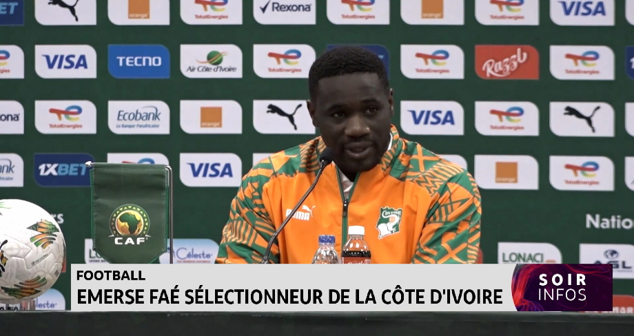 Emerse Faé, sélectionneur de la Côte d'Ivoire