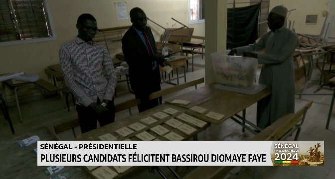 Sénégal-présidentielle: plusieurs candidats félicitent Bassirou D. Faye 