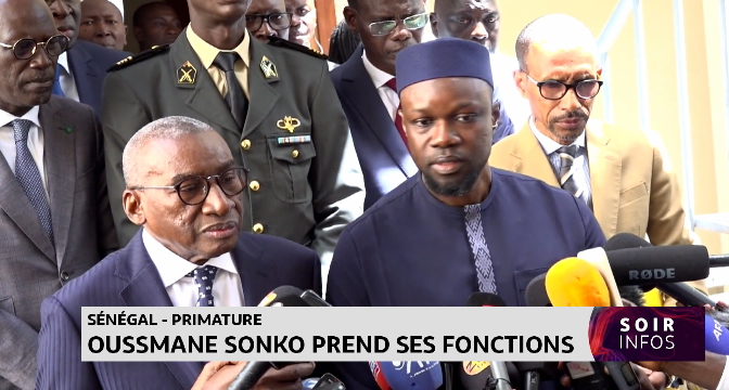 Sénégal-primature : Ousmane Sonko prend ses fonctions 