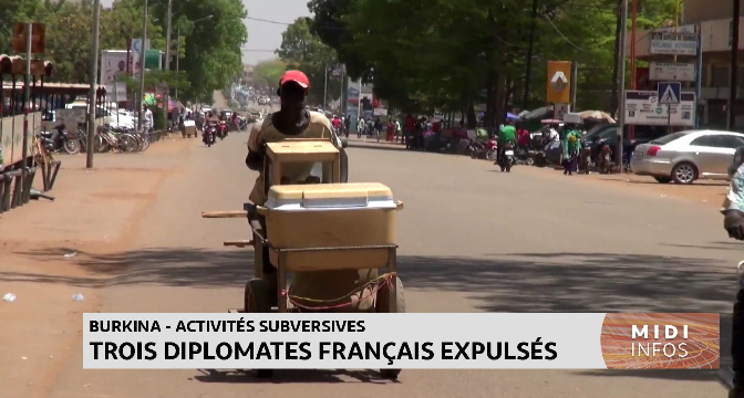Burkina : Trois diplomates français expulsés