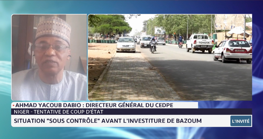 Niger: situation "sous contrôle" avant l’investiture de Bazoum, avec Ahmad Yacoub Dabio