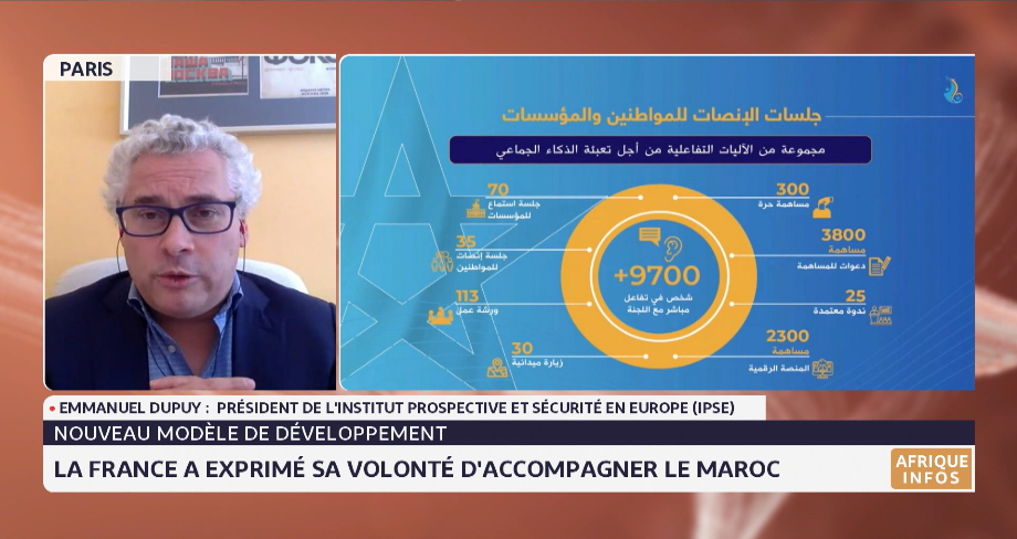 Nouveau modèle de développement: la France a exprimé sa volonté d’accompagner le Maroc. Analyse d’Emmanuel Dupuy de l’IPSE