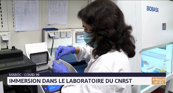 Covid-19: immersion dans le laboratoire du CNRST