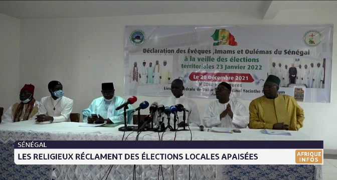 Sénégal: les religieux appellent à des élections locales apaisées 