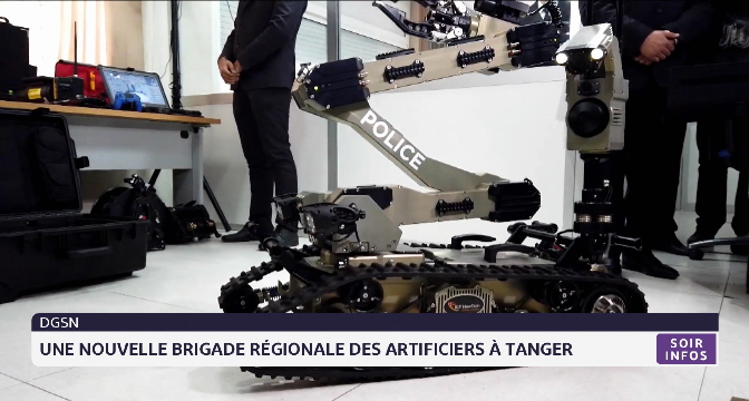 La Brigade régionale des artificiers de Tanger entre en action