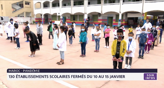 Covid-19 au Maroc: 130 établissements scolaires fermés du 10 au 15 janvier