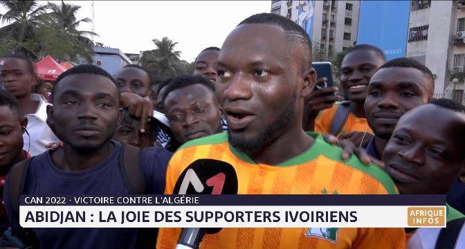 Abidjan: la joie des supporters ivoiriens