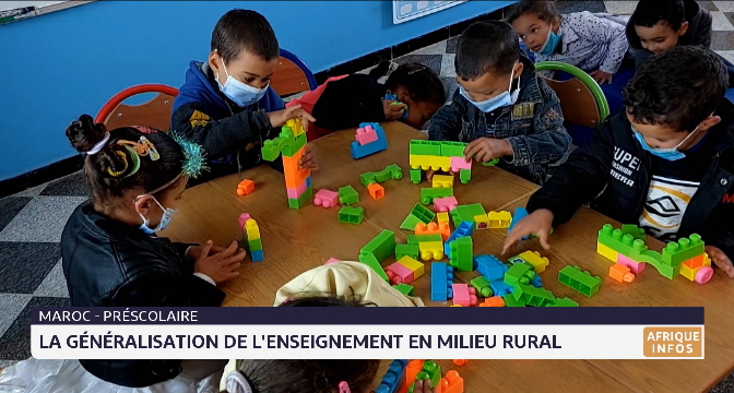 Maroc: généralisation de l'enseignement préscolaire en milieu rural