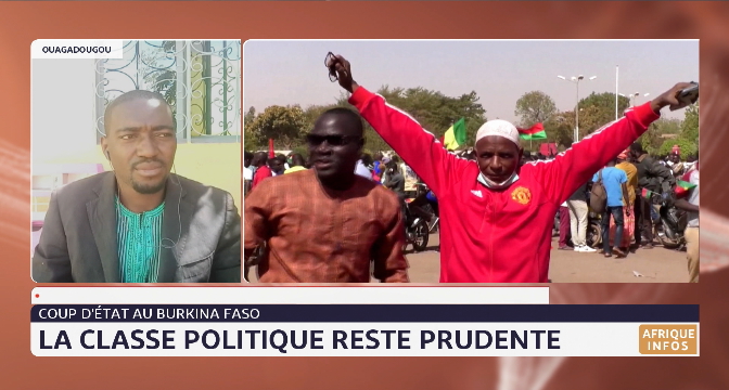 Coup d'état au Burkina Faso: la classe politique reste prudente 