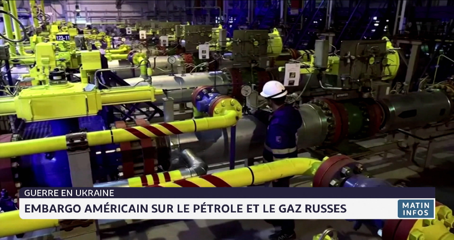 Embargo américain sur le pétrole et le gaz russes
